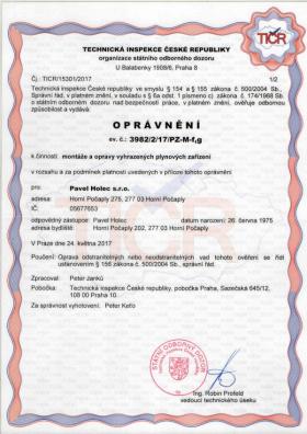 Certifikát